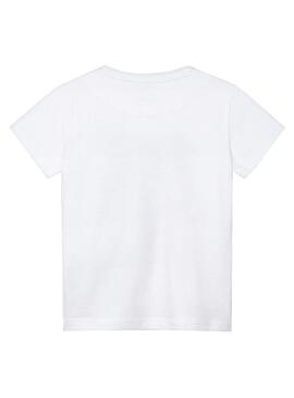 T-Shirt Mayoral Weekend Vibes Weiss für Junge