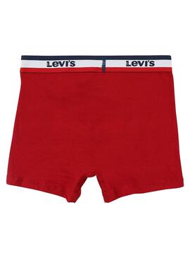 Unterhose Levis Sportswear Logo Rot für Junge