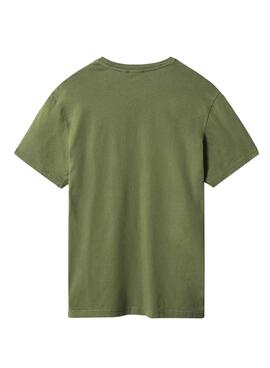T-Shirt Napapijri Salis Grün für Herren