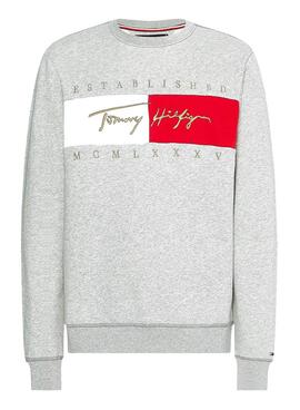 Sweatshirt Tommy Hilfiger Signature Grau Herren