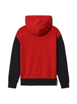 Sweatshirt Napapijri Bauck Blau Rot für Junge
