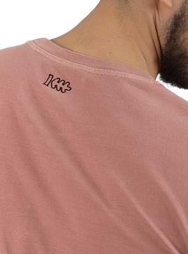 T-Shirt Klout Dyed Rosa für Herren