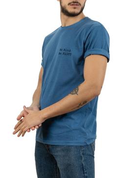 T-Shirt Klout Dyed Blau für Herren