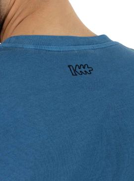 T-Shirt Klout Dyed Blau für Herren