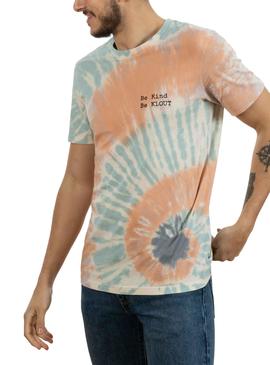 T-Shirt Klout Tie Dye Multicolor für Herren