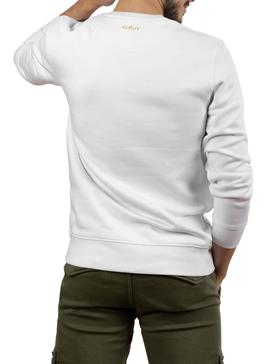 Sweatshirt Klout Basic Weiss für Herren