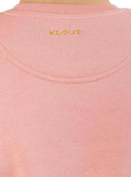 Sweatshirt Klout Basic Pink für Herren