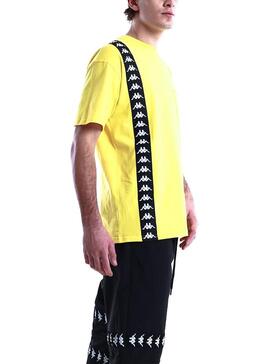 T-Shirt Kappa Ecop Gelb für Herren