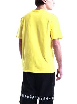 T-Shirt Kappa Ecop Gelb für Herren