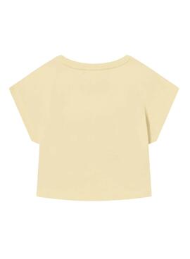 T-Shirt Name It Vilma Gelb Claro für Mädchen