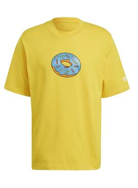 T-Shirt Adidas Simpsons Gelb für Herren