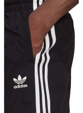 Badehose Adidas 3 Stripe Schwarz für Herren