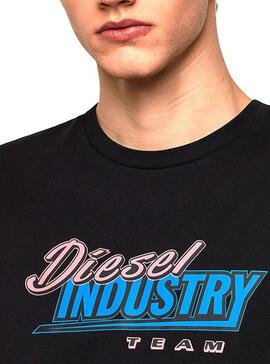 T-Shirt Diesel T-DIEGOS Schwarz für Herren