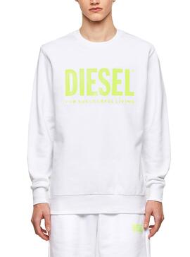 Sweatshirt Diesel S-GIR-DIVISION Weiss für Herren