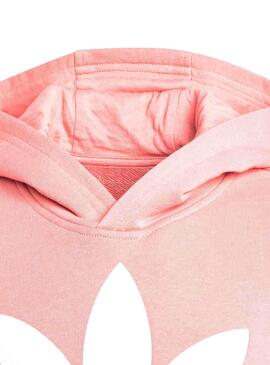 Sweatshirt Adidas Trefoil Hellrosa für Mädchen
