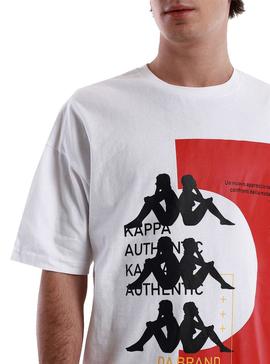 T-Shirt Kappa Etas Weiss für Herren