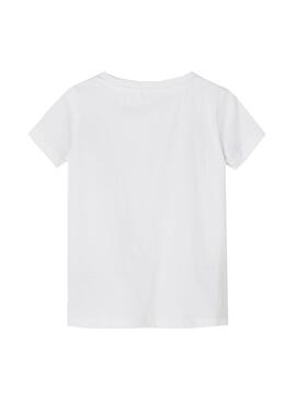 T-Shirt Name It Hafun Weiss für Mädchen